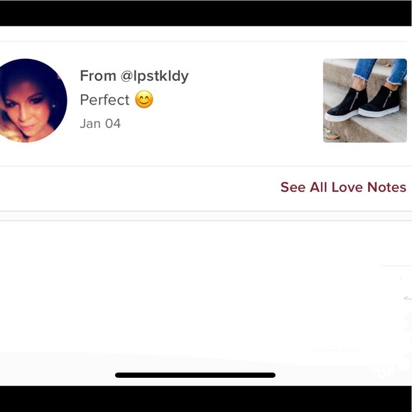 Micro suede Black hidden wedge sneakers HP - Picture 5 of 10